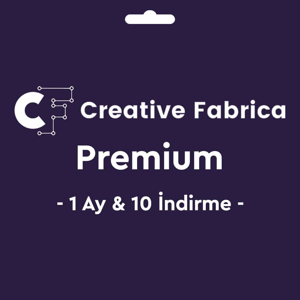 Creative Fabrica Premium Hesap 1 Ay / 10 İndirme