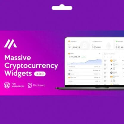 Massive Cryptocurrency Widgets WordPress Kripto Eklentisi